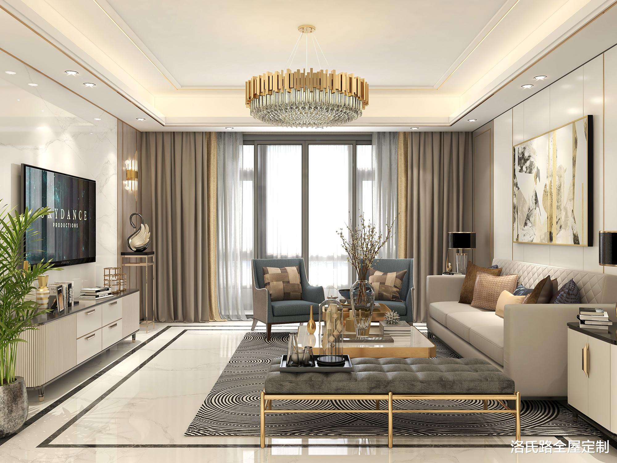 『气息』145㎡轻奢三居室实景，如此低调柔美，堪比小区样板房