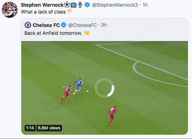 利物浦|晦气!红军夺冠前夜切尔西官推再戳痛点,利物浦:你欧冠别想了