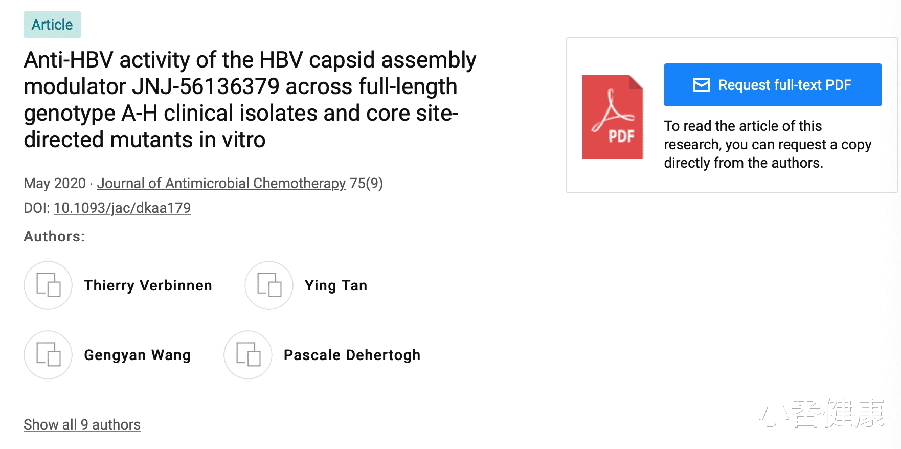 乙肝|乙肝在研新药JNJ-6379，覆盖多基因型，不受耐药影响活性