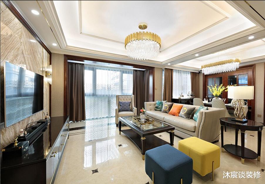 |经典的装修永远不过时，她家的轻奢美式，室内奢华大气，让人陶醉