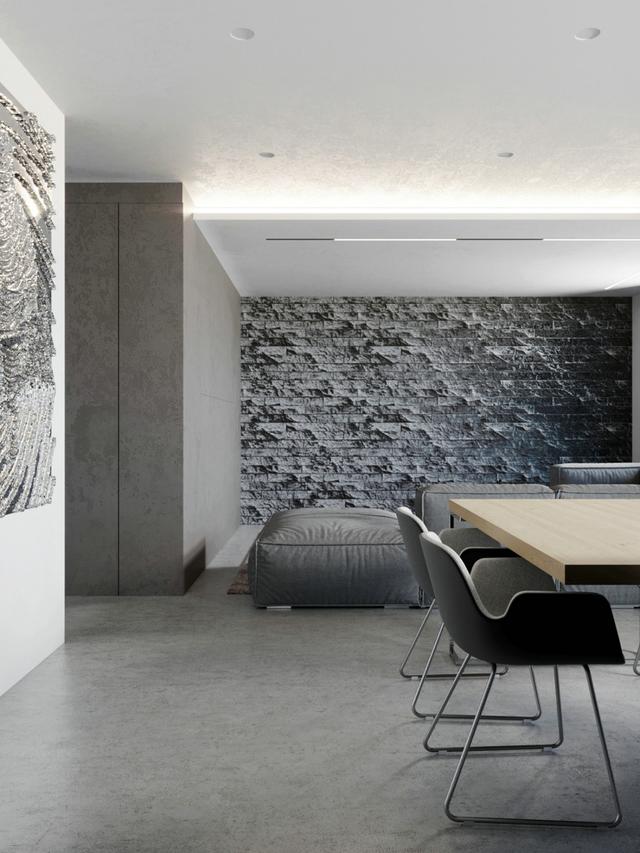 []现代极简风家庭装修案例赏析——品味与质感共存