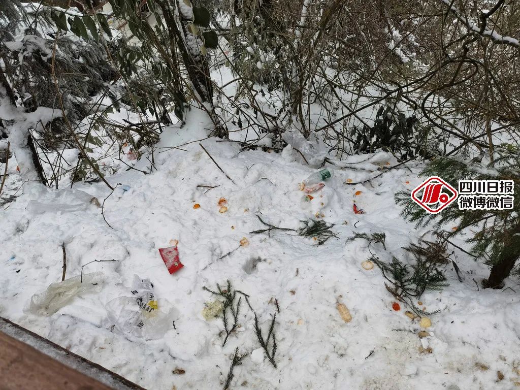 四川日报 辣眼睛！游客走后，成都近郊一“雪山”变“垃圾山”！