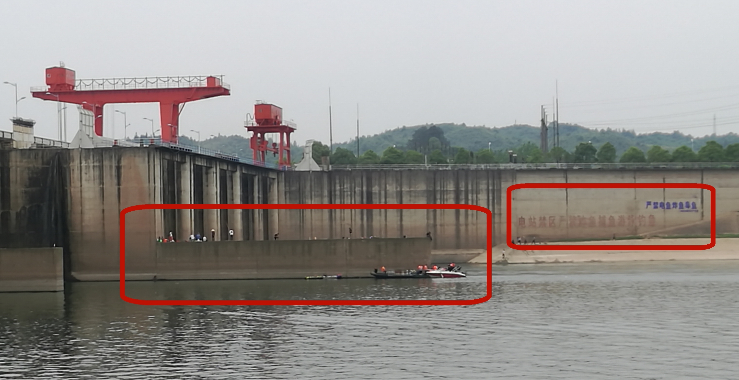 株洲：钓鱼、挂鱼本是很好的娱乐，何必如此冒险呢？真为他们担心