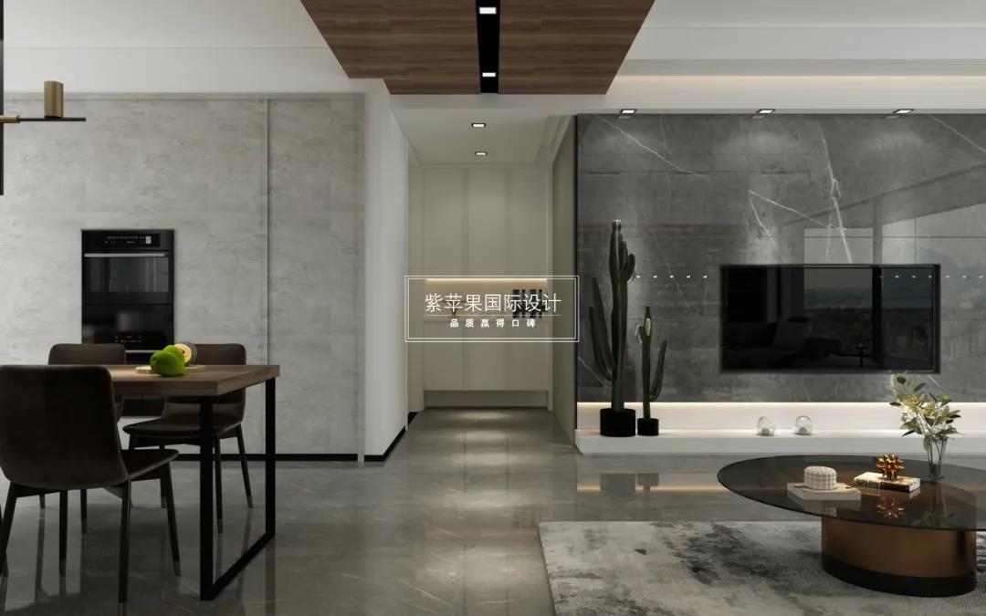 |160㎡现代简约 | 线条干净，配色独特，质感高级