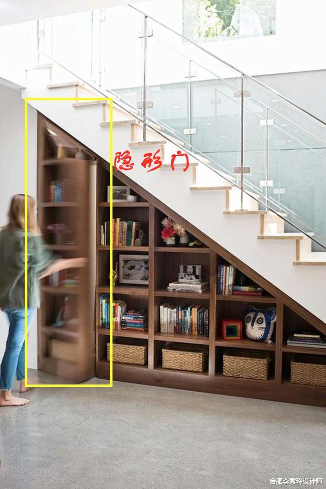 |晒晒他家楼梯下方，朋友都说省了个5㎡书房，多亏当初坚持改造
