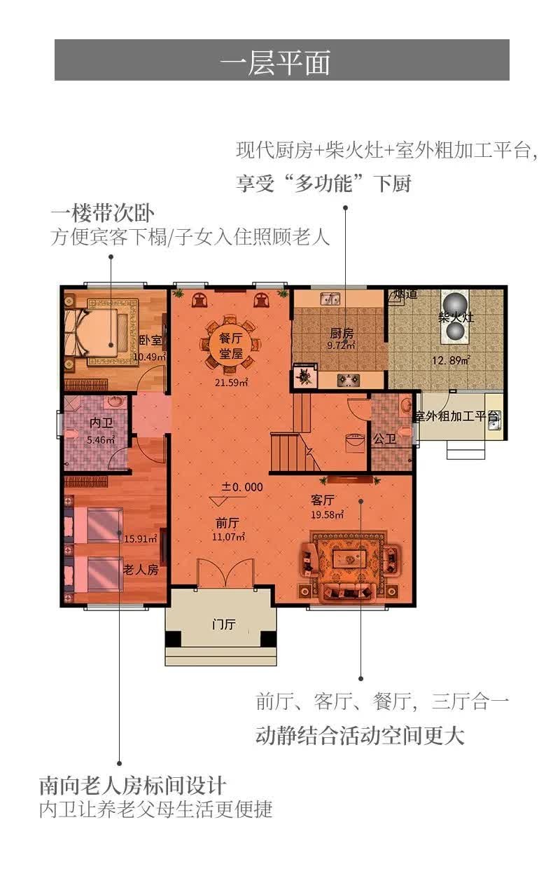 |8款二层农村别墅：中式+新中式风格