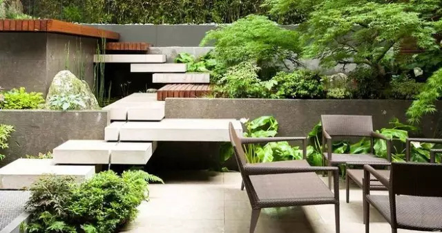 |庭院改造攻略：16个现代“花园庭院”设计，真想把每个都搬回家