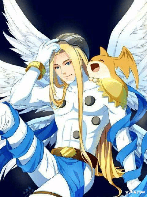 数码宝贝|数码宝贝：天使兽第三条进化链，压制阿尔法兽，最终成为候选皇骑