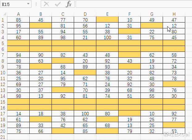 iqoo|乱七八糟的Excel空单元格和空行，怎么仅快速删除空行呢?