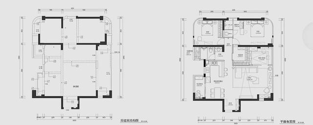 |122平简约风，三房两厅一厨两卫户型，简约中透着精致