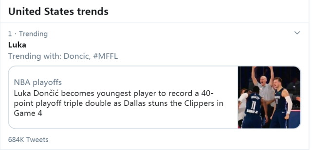 追尾|一战六大神迹!东契奇绝杀冲上热搜榜首,独行侠晋级概率仍仅38%