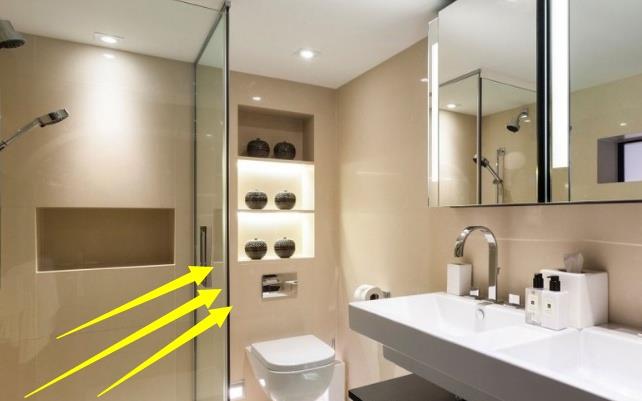 『』头一次见有人在卫生间墙上这样设计收纳，听内行人说，懊悔才察觉