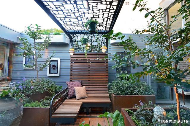 张萌|现在这个天气，院里搭个廊架下铺排骨架，100分休闲场所看着心动