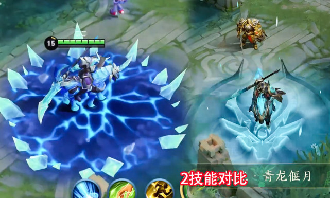 关羽|关羽武圣传说皮肤值不值得买？对比一下冰锋战神特效，你就知道了