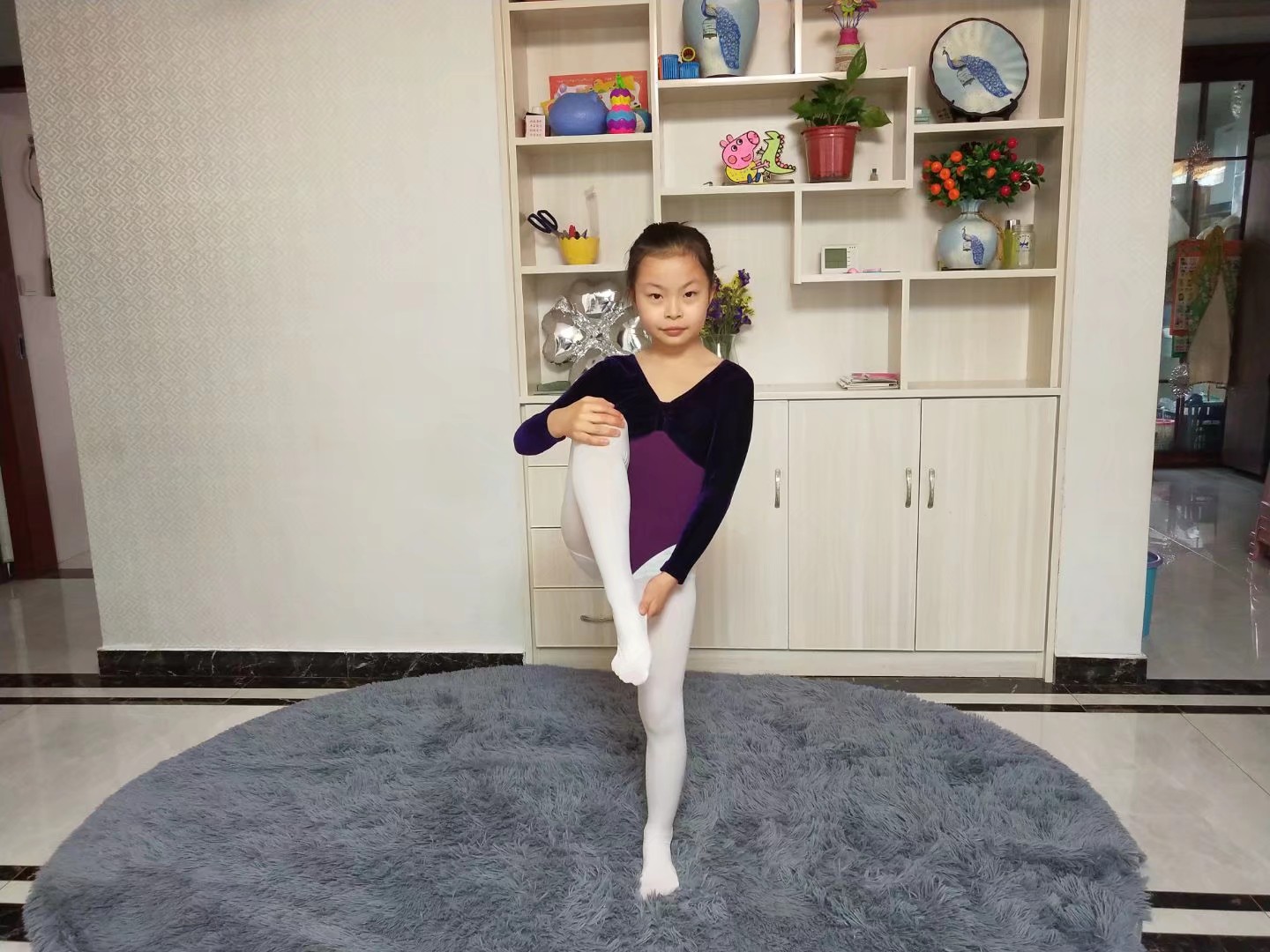 「儿童健康」少儿舞蹈，柔韧性基础练习，图片分解