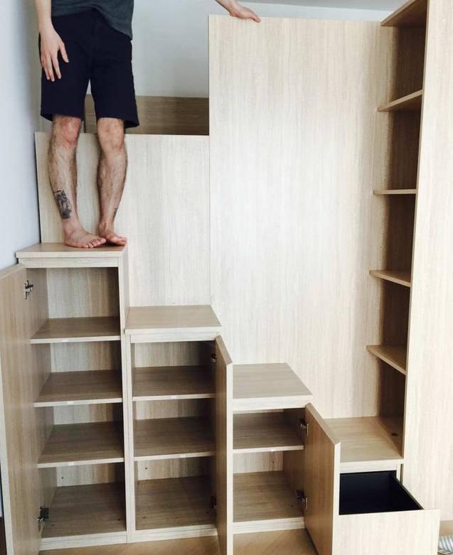 租房租怕了 买了一套33平小户型 改造之后 老婆对我竖大拇指点赞