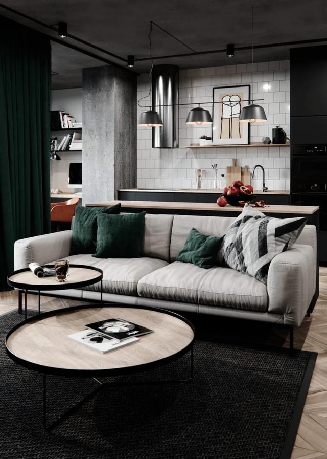 『』50平米Loft单身公寓，年轻人都向往的蜗居生活！你绝对不容错过