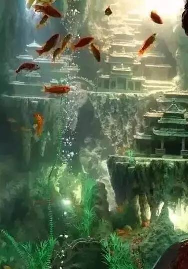 #翡翠#13.8吨的翡翠原石，被雕刻成“东海龙宫”，网友：仿佛置身海底世界！