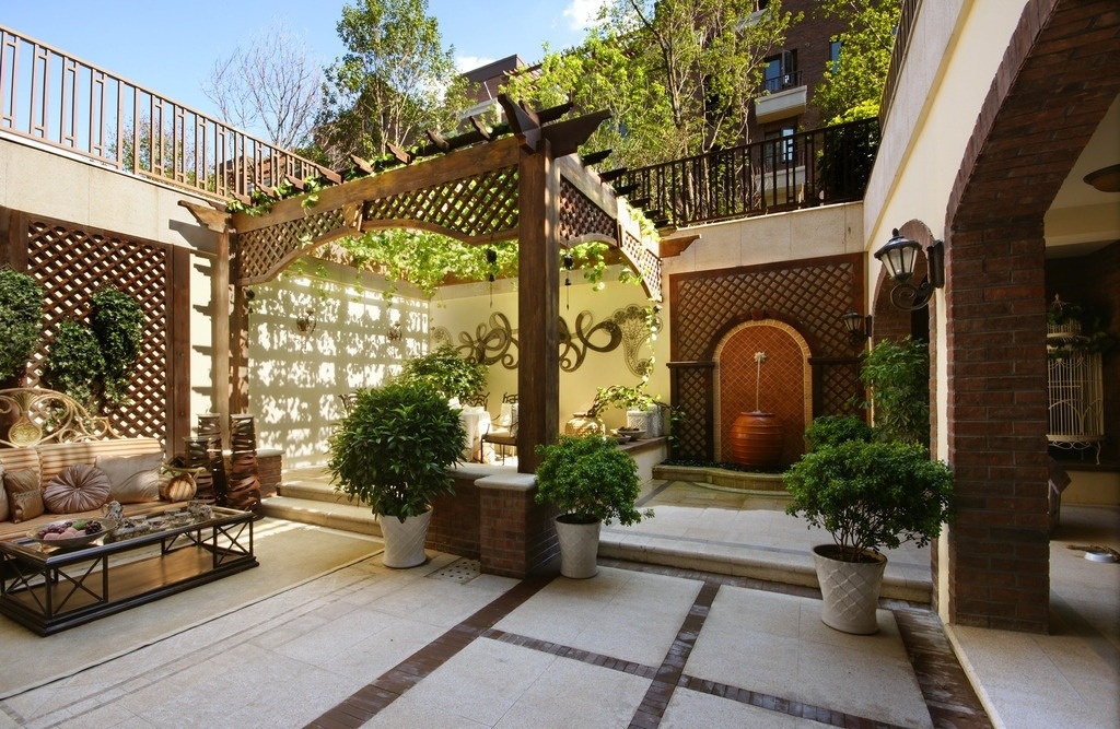 []13款“花园庭院”设计，闲时执盏品茗，倦时芭蕉听雨，惬意！