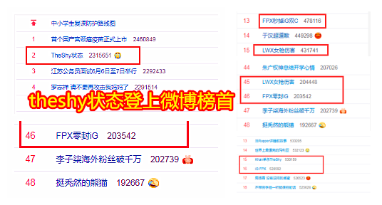 theshy@一场比赛8个热搜，theshy状态登热搜榜首，赛后rookie的回复让人泪目！