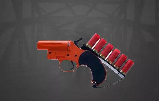 「pc端卡牌类」绝地求生: 物以稀为贵, 信号枪的稀有程度只能排第2, 最少从来没见过