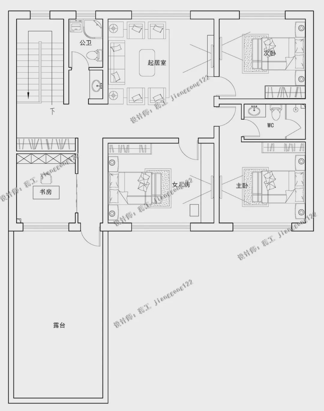 「」3款新中式三合院，在农村建这样一栋别墅，四代都不用愁