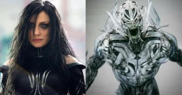 漫威■漫威英雄早期被舍弃的概念图,海拉变怪物,奇异博士穿上钢铁战甲!