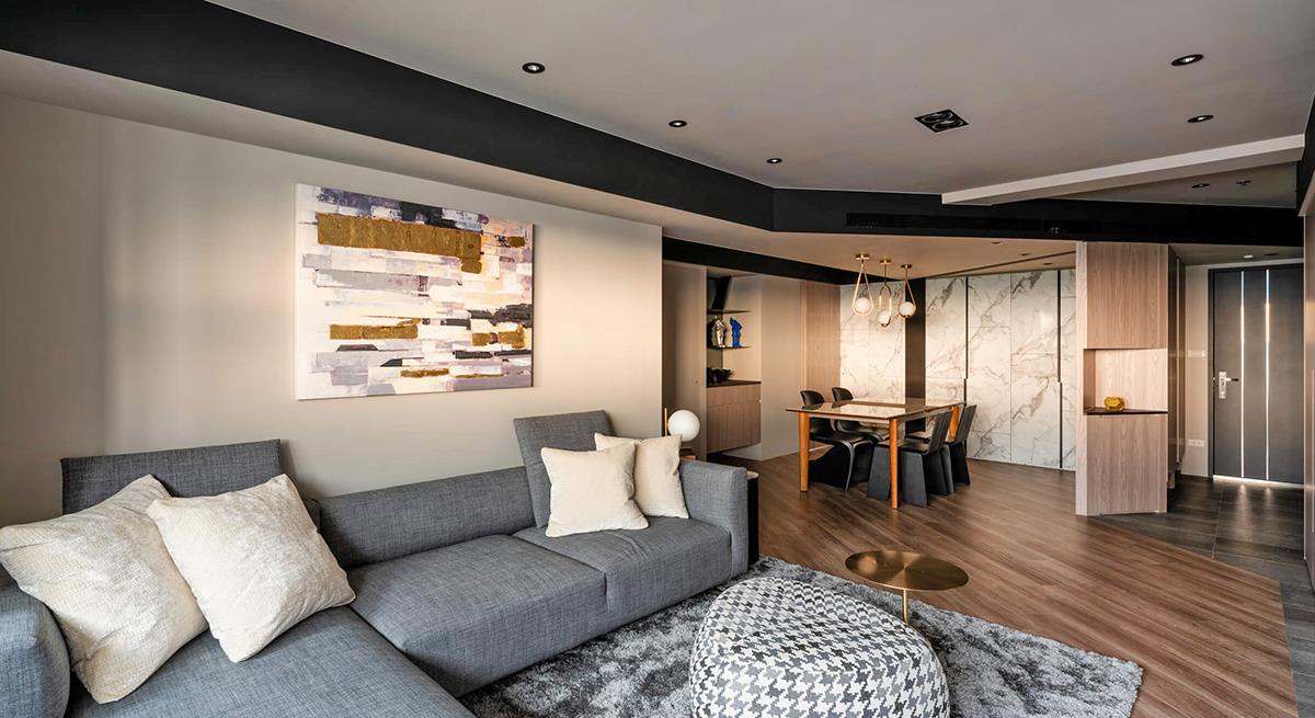 混搭|30年老宅翻新,99㎡,石与木的完美混搭,一家四口的幸福生活!