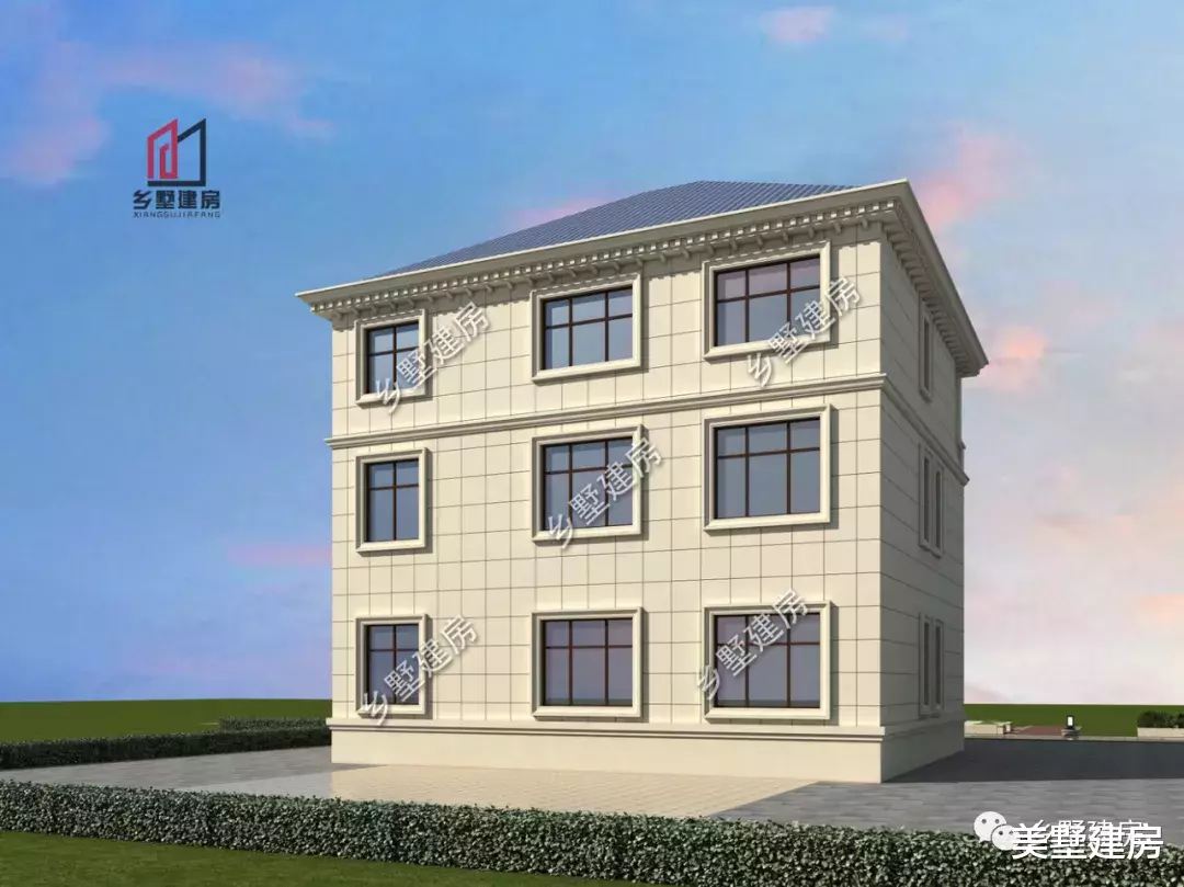 |经典欧式别墅，休闲凉亭多间卧室，建起来谁能不夸好。