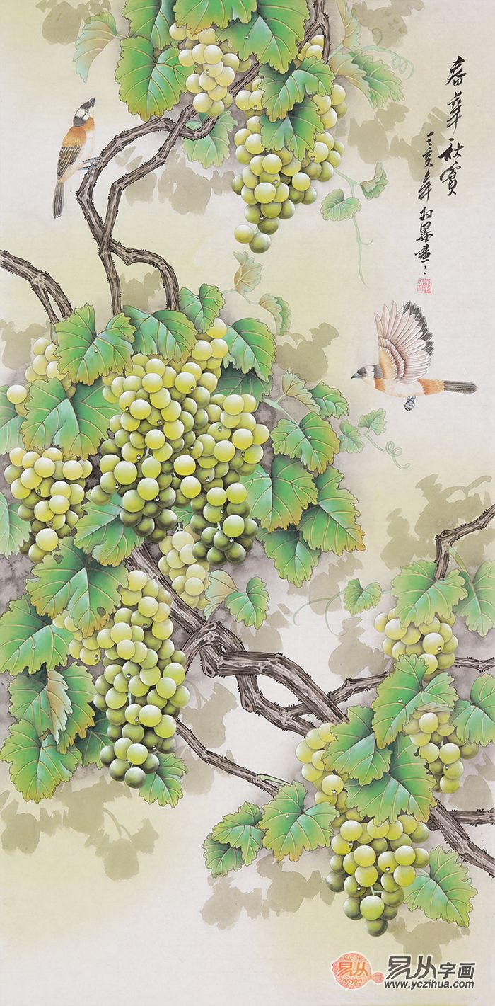 「」走廊尽头墙上挂什么字画好，答案来了