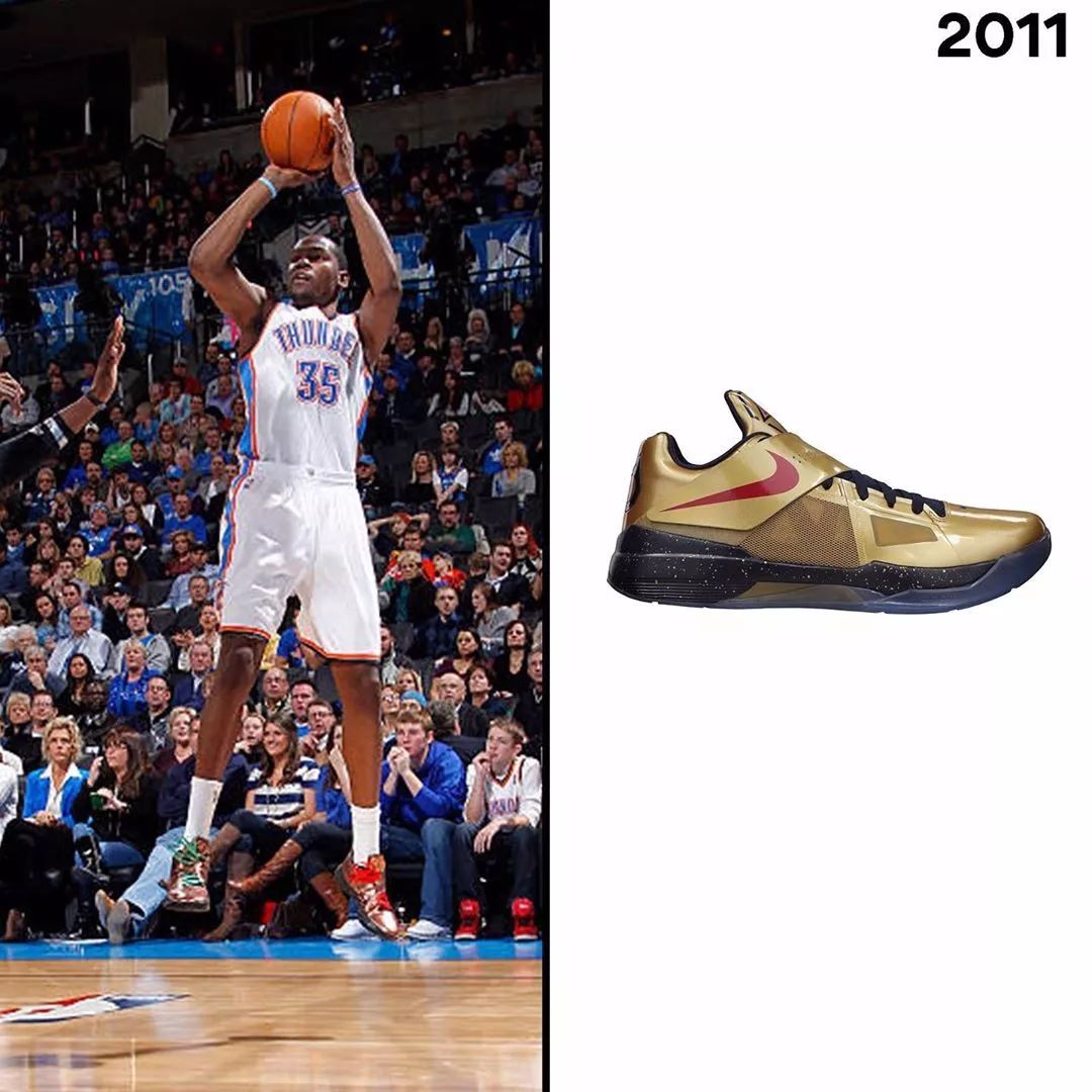凯文·杜兰特@小时候买不起球鞋，还被迫穿女鞋，打进NBA后要求签名鞋必须便宜