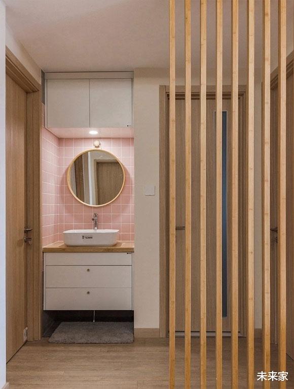 【】简约风格小两房装修，电视墙打满柜子，三口之家的幸福生活