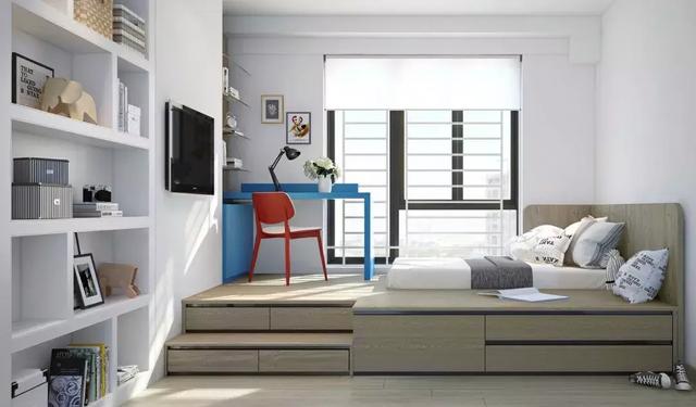 榻榻米|榻榻米早就过时了，现在流行地台卧室，有钱人都这么装