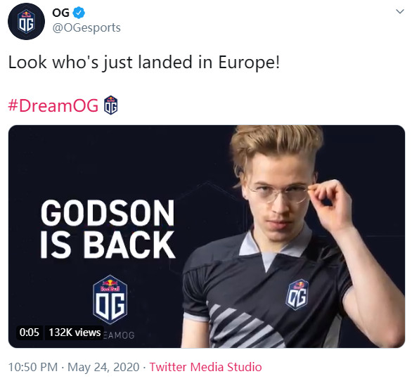 [esl]《DOTA2》OG官宣Topson回归 全阵容参加ESL One伯明翰站比赛