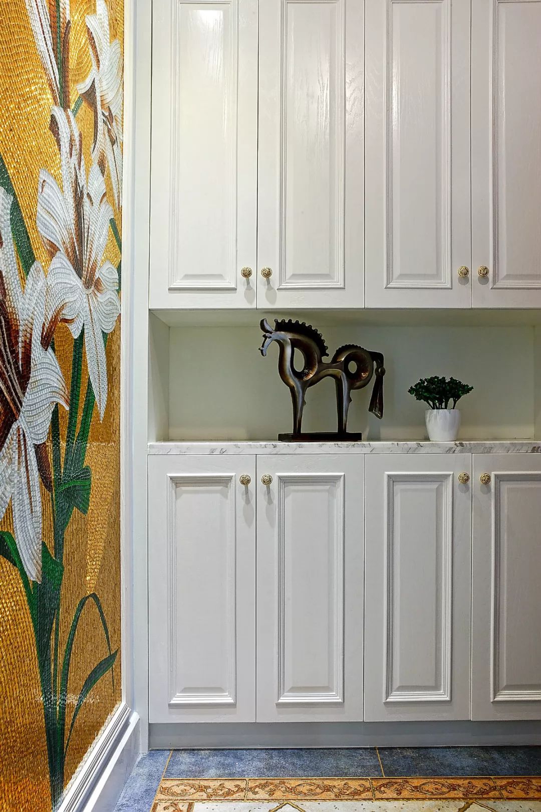 105㎡现代美式，蓝白优雅调，活力情趣风