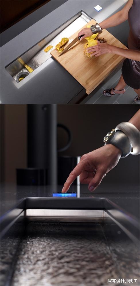 []这样的水槽才叫人性化，自带4种功能，洗碗、切菜、置物还分区