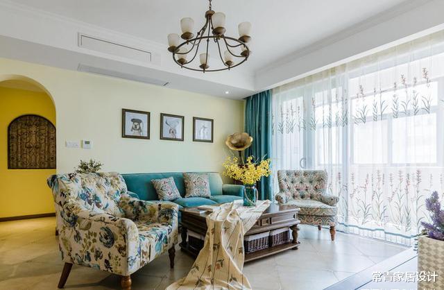 :120㎡超浮夸设计,房间五颜六色,朋友:装成这样居然还好看