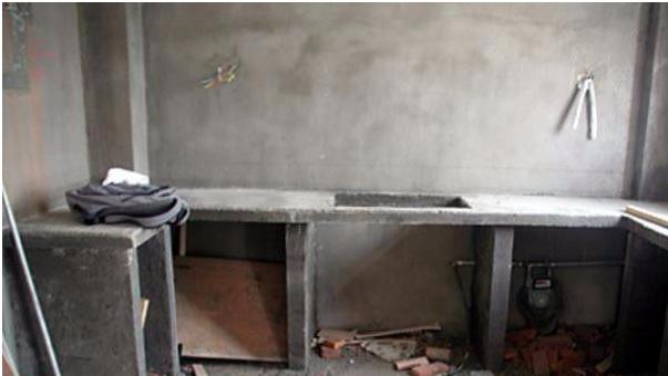 @为省钱老公执意花2000块砖砌橱柜，效果出来后差点哭了！