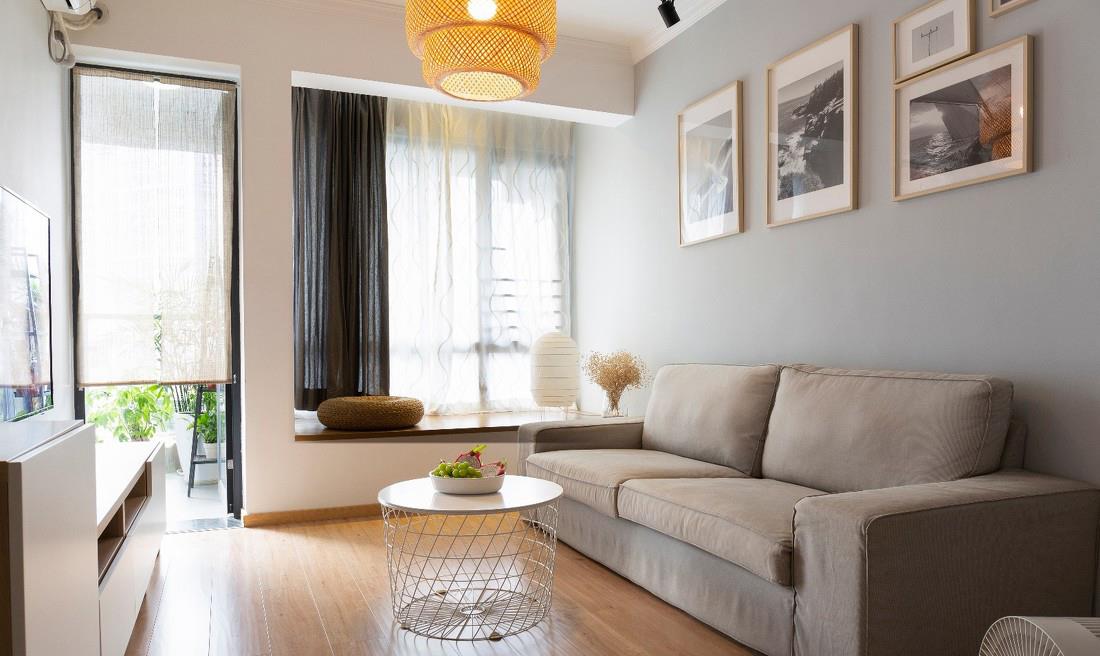 @太喜欢这种清新自然的木质色调了，51㎡小两房也能打造得这么温馨