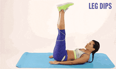 健身|仰卧举腿练下腹肌，再这样做，你当心腰废了