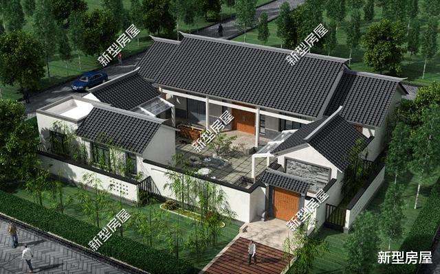 |农村一层平房带个小院，怎么设计好？