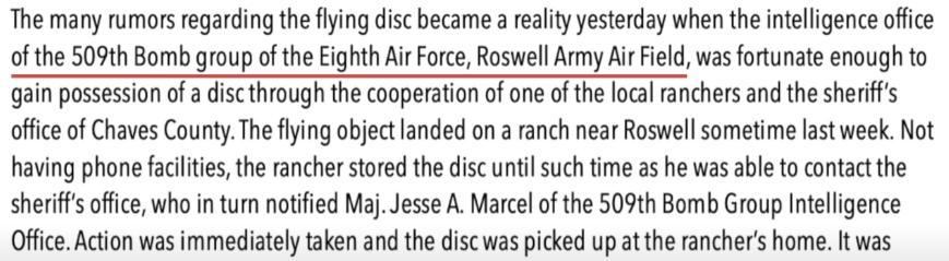 UFO|“罗斯威尔事件”——唯一官方否认不了的UFO坠毁事件
