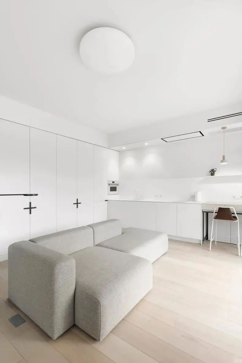 []40㎡简约风单身公寓，布局紧凑但不闭塞，巧妙的设计1㎡都没浪费！