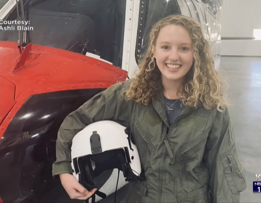 山火肆虐！美國19歲少女開直升機滅火 開學當天奮戰到凌晨-圖2