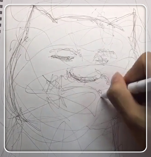 美术生在纸上乱画，本以为是小猫咪，看到成品：这是高手