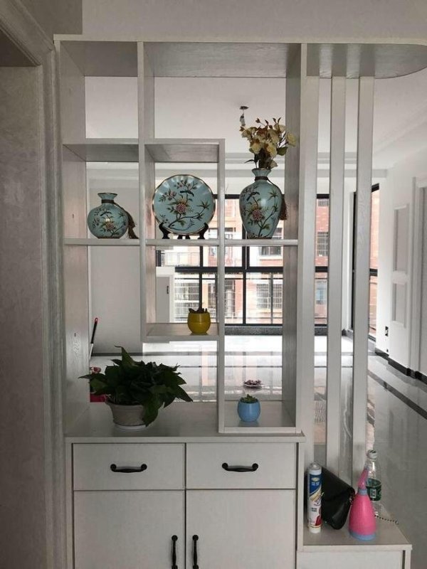 @老公坚持在过道打柜子!一进屋被迷住了,电视墙真心喜欢,谁见过