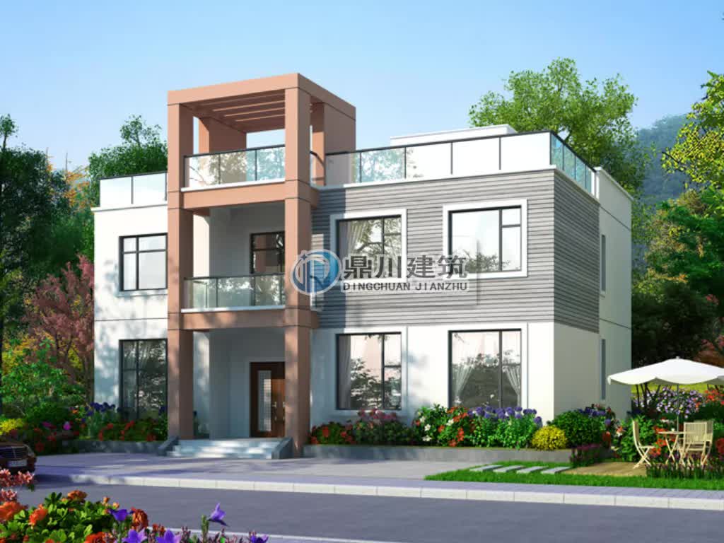 |6栋农村别墅设计，每栋都大气威风，户主在村子里肯定面子十足