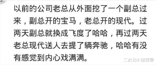 豪车|老总开雅阁，中层没人开豪车；老总换740，公司各种5系E系Q5ES