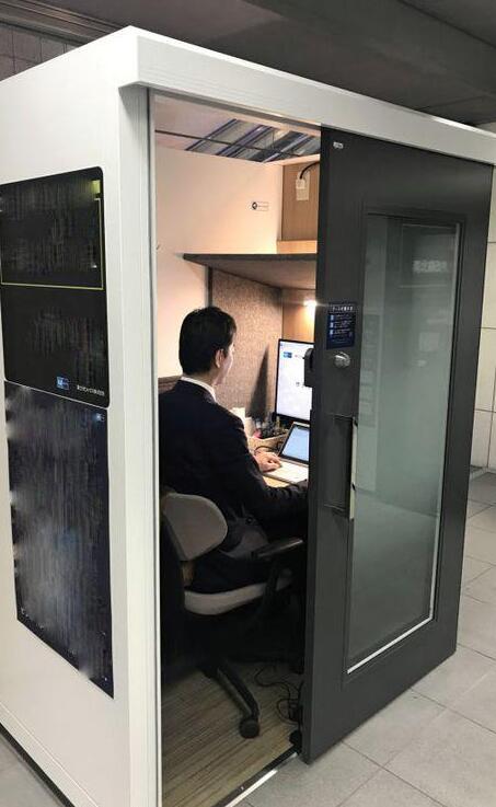 混搭|户型小没办法做书房,老公买胶囊书房只占地1.2㎡,隔音一级棒