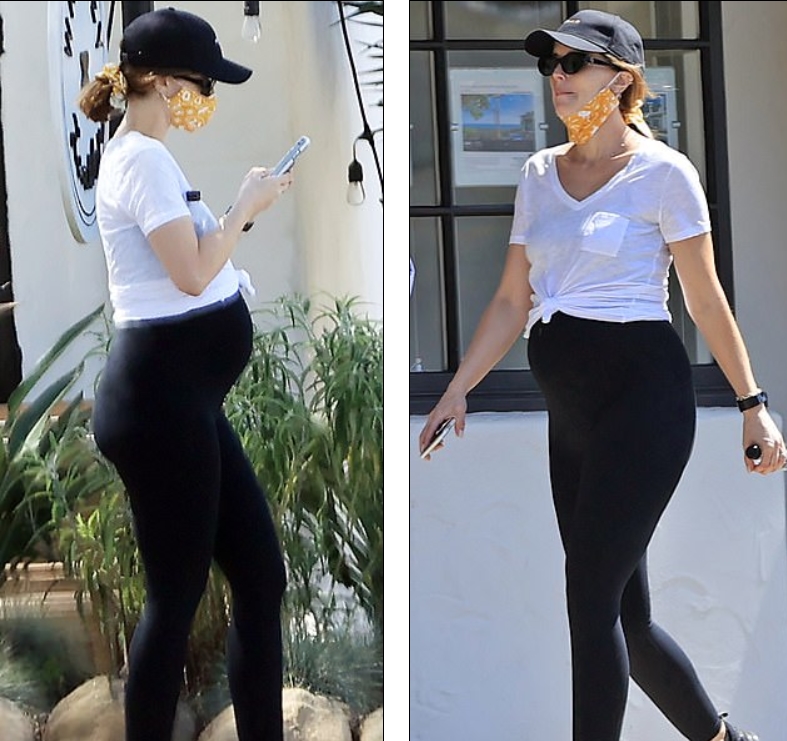 #阿诺德·施瓦辛格#施瓦辛格女儿不再遮掩肚大如球 星爵再次当爹表情放松